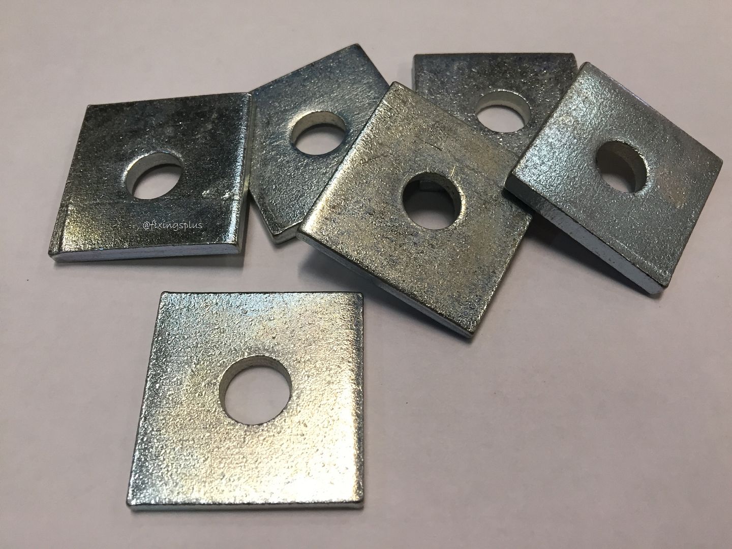 40 x 40 x 5mm Square Plate Washer, Unistrut Alternative P1019 P1020, M8